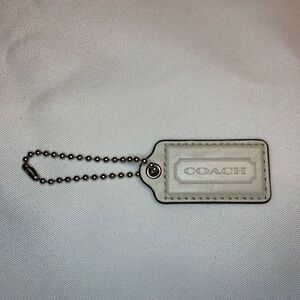Large Coach Hang Tag 2.5” x 1.5” White!